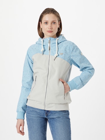 Veste fonctionnelle 'Nuggie' Ragwear en bleu : devant