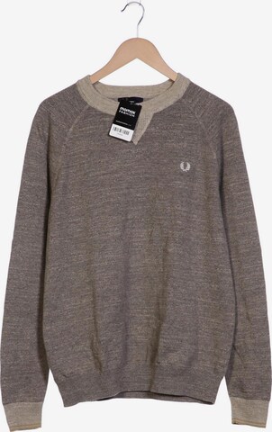 Fred Perry Sweater & Cardigan in L in Beige: front