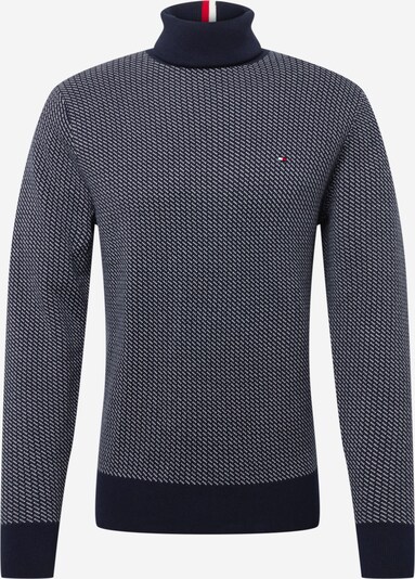 TOMMY HILFIGER Pullover in navy / weiß, Produktansicht