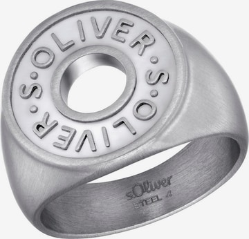 s.Oliver Ring in Silver: front