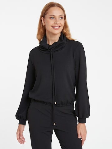 Ana Alcazar Shirt in Zwart: voorkant