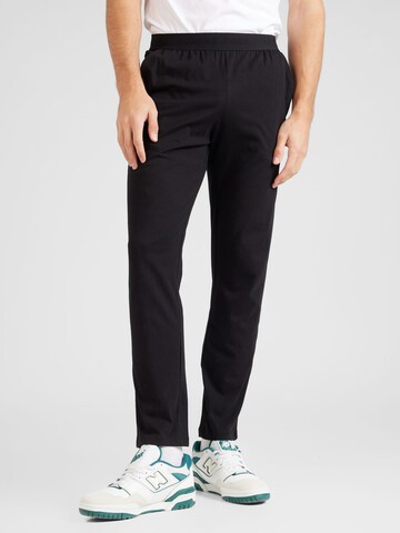 Regular Pantalon 'PLAID' JACK & JONES en noir : devant