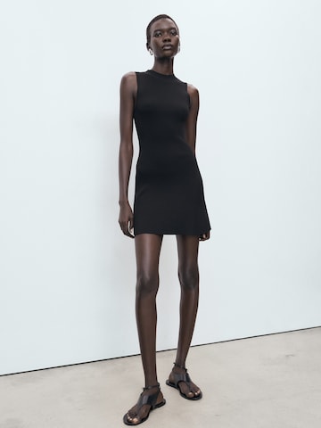 MANGO Knit dress 'ALBERT' in Black