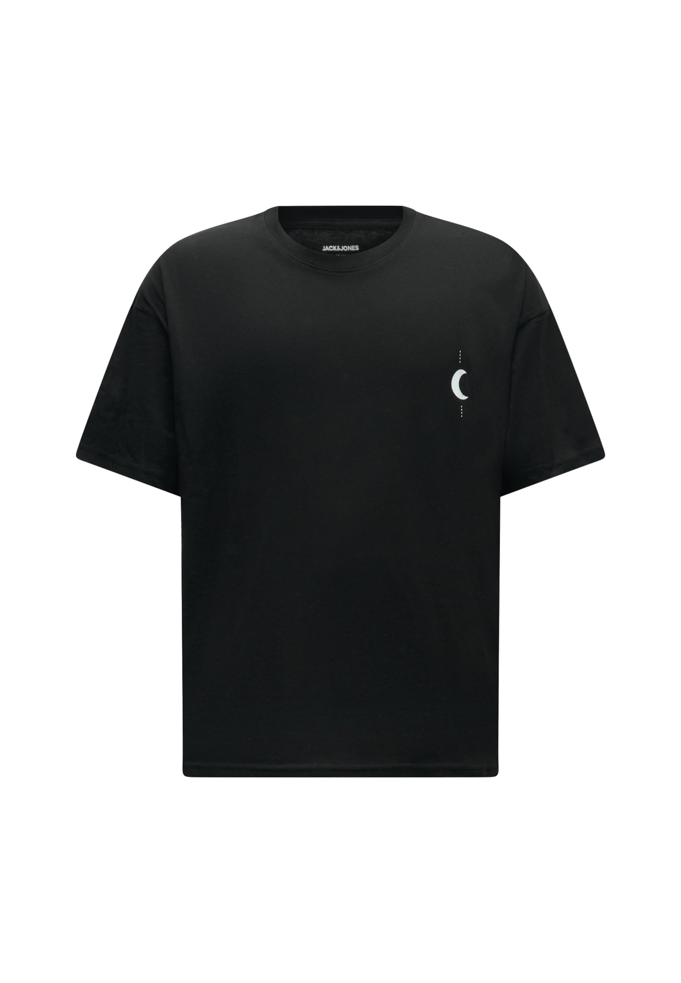 T-Shirt 'JJASTRO' JACK & JONES en noir : devant