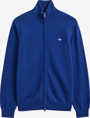 GANT Knit Cardigan in Blue: front