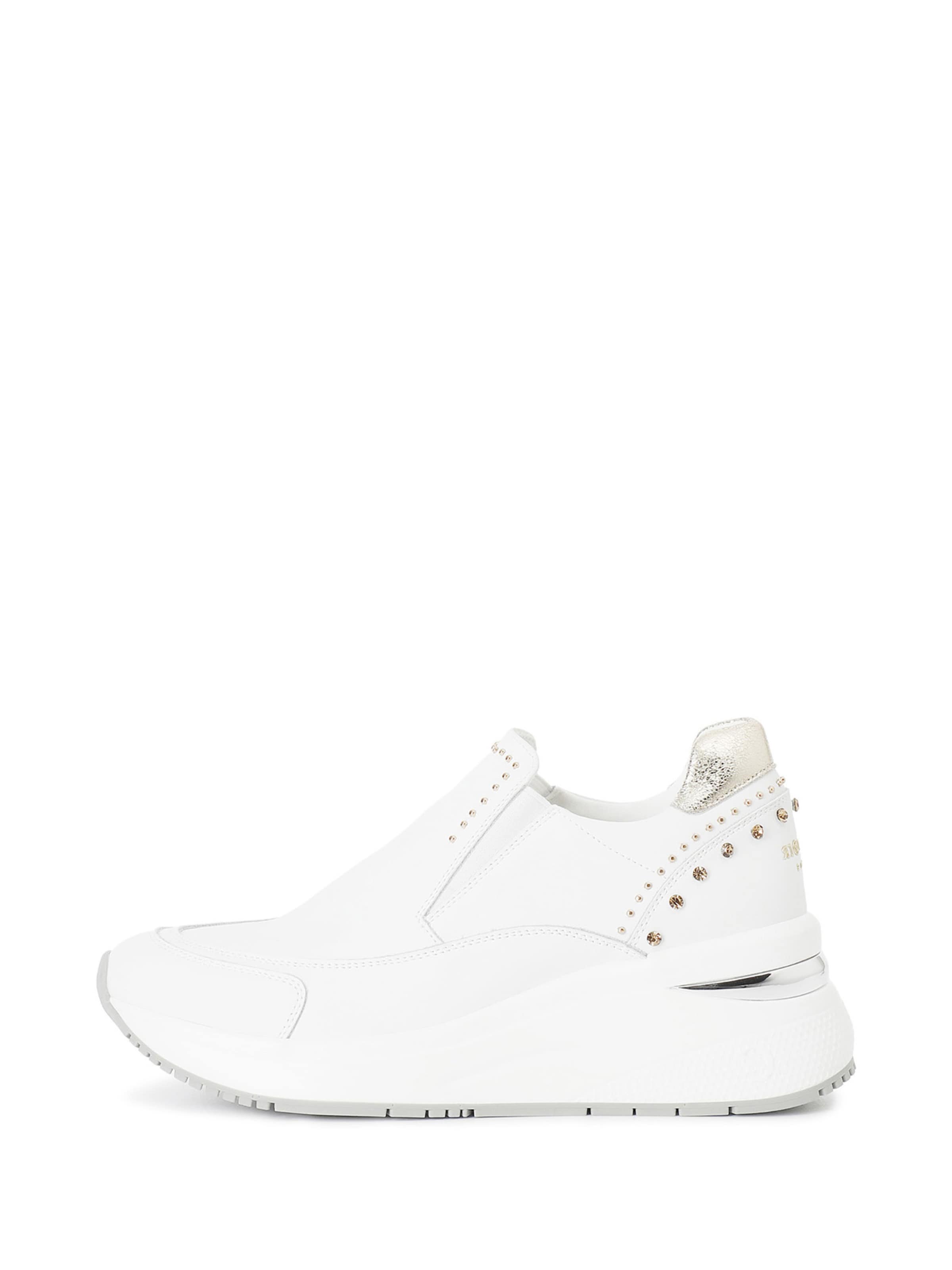 Sneaker bassa di CAFè NOIR in bianco: frontale