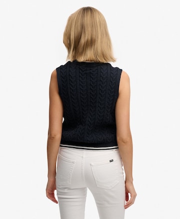 Tops en tricot Superdry en bleu