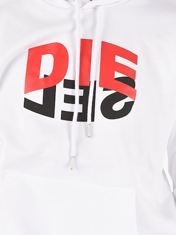 Sweat-shirt 'S-GIRK-HOOD-N1' DIESEL en blanc