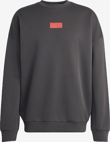 ADIDAS PERFORMANCE Sports sweatshirt 'Audi Formula One Team' in Black: front