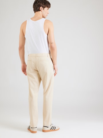 INDICODE JEANS Tapered Chino trousers 'Lysin' in Beige