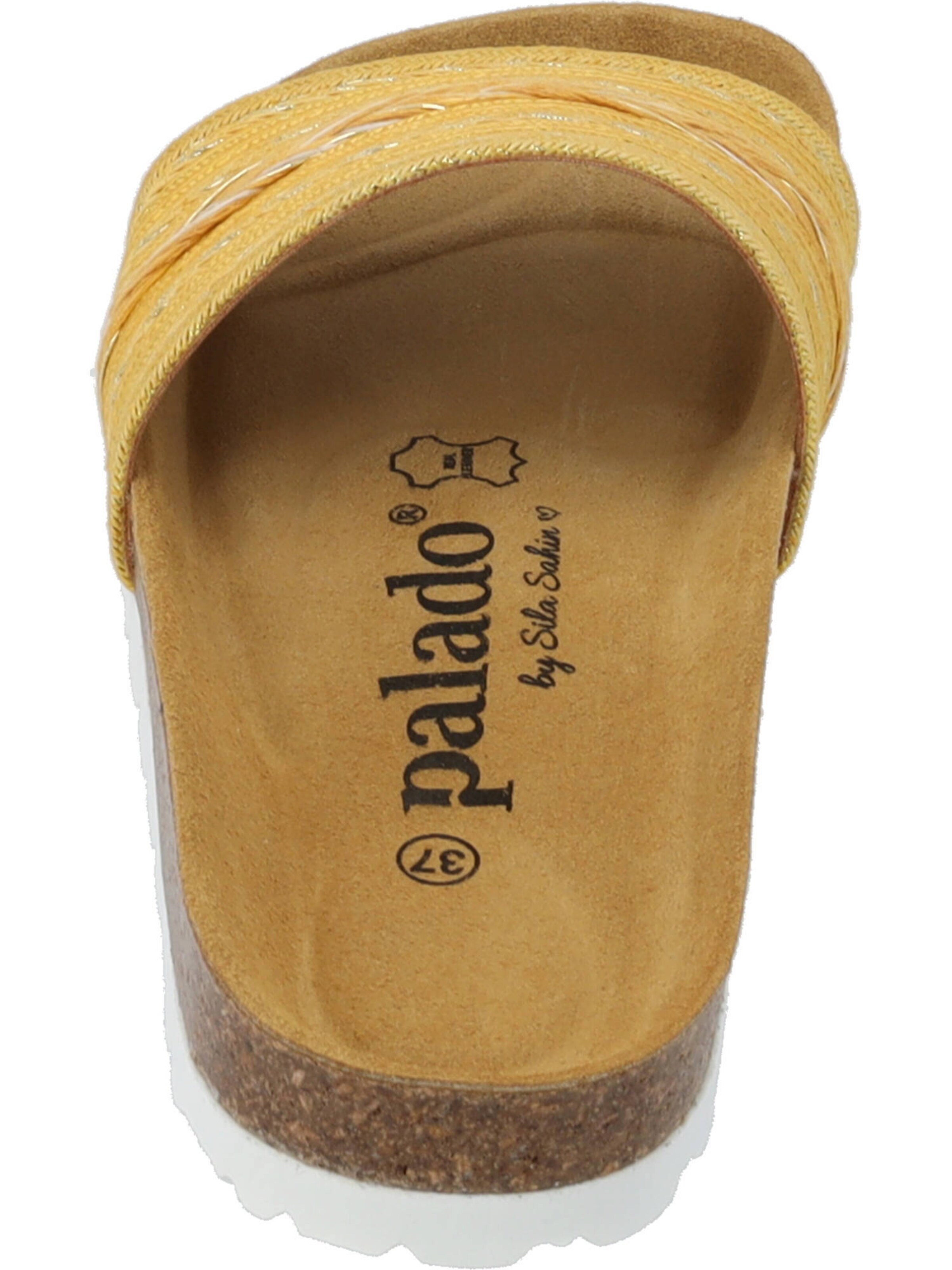 Palado by Sila Sahin - Zapatos abiertos 'Solista' en amarillo