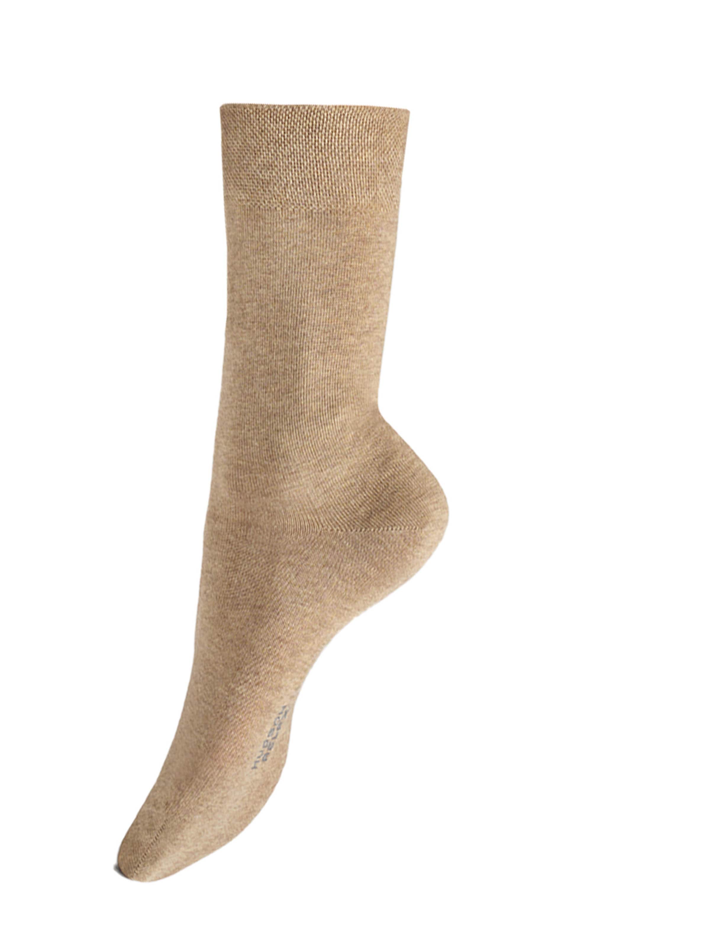 Hudson Socke ' Relax Cotton ' in Beige: Vorderseite