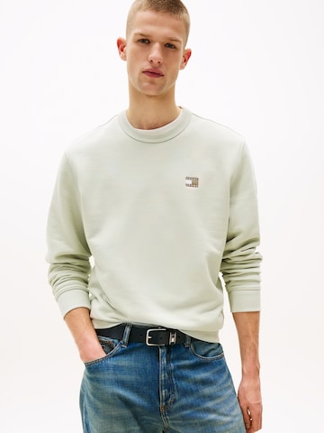 Tommy Jeans Sweatshirt in Grün: Vorderseite