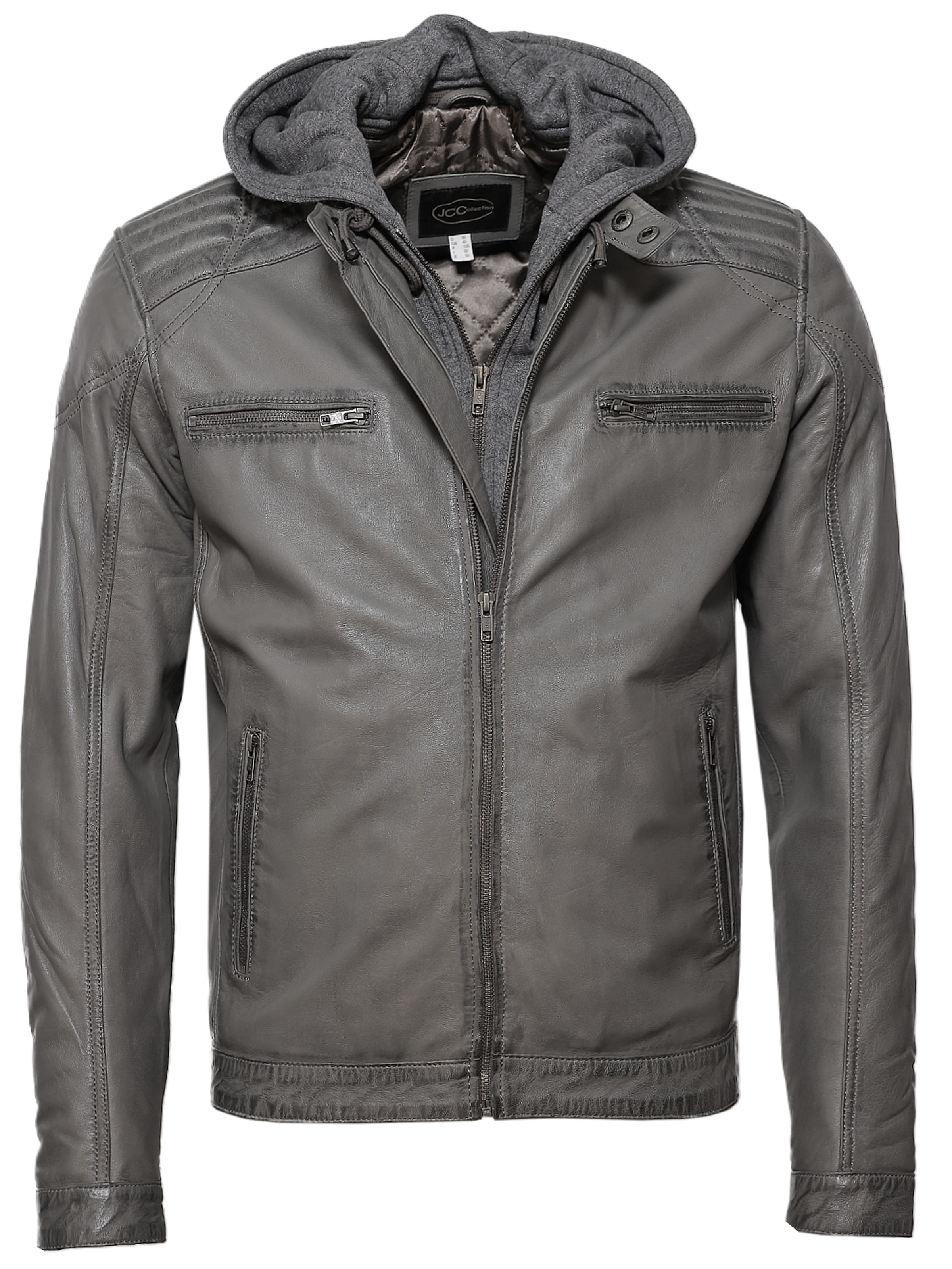 JCC Tussenjas in Grijs: voorkant