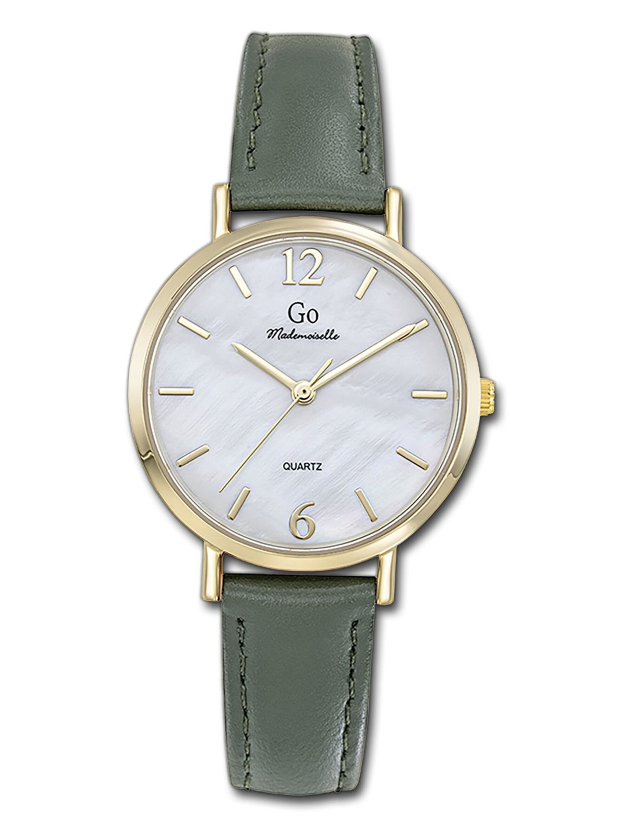 GO GirlOnly - Reloj analógico en verde: frente