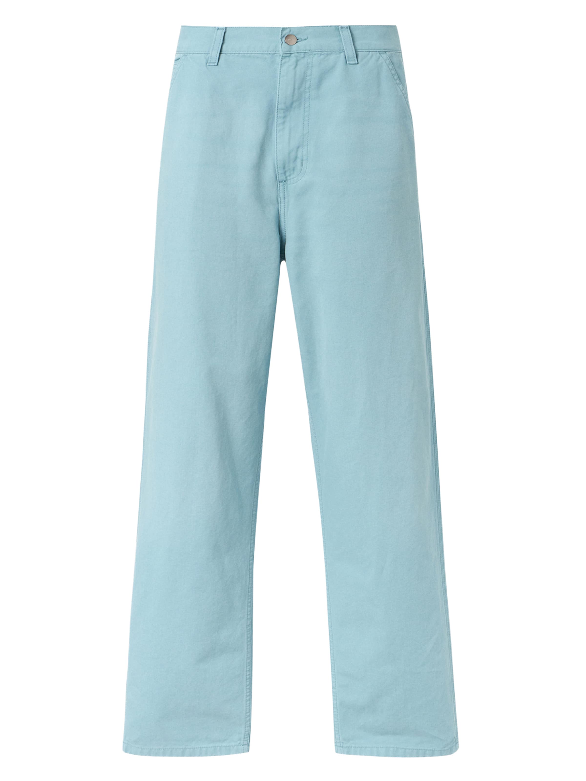 Carhartt WIP Lużny krój Spodnie 'Brandon' w kolorze niebieski: przód