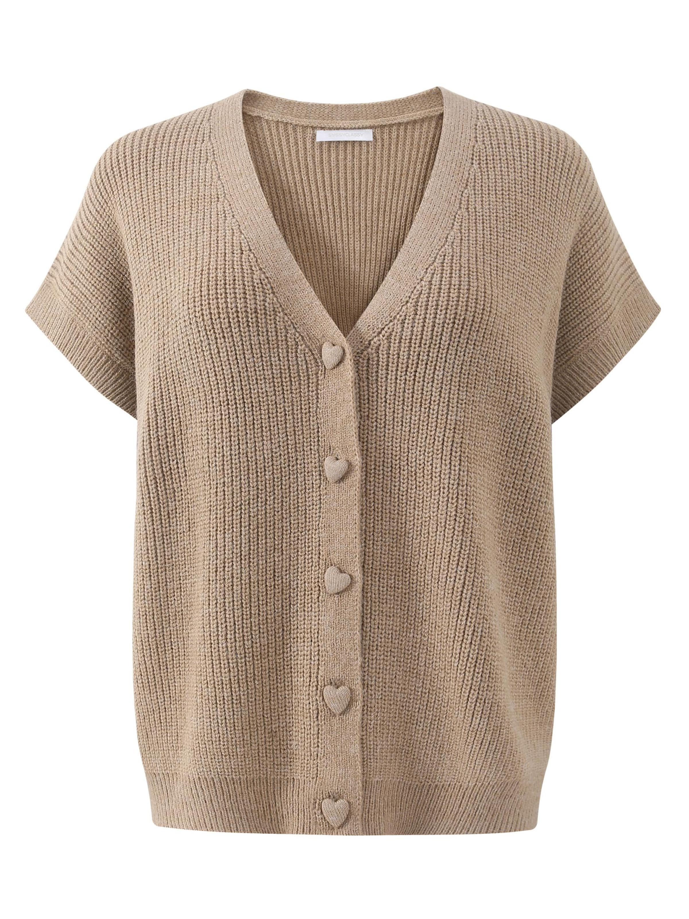 SASSYCLASSY Weste‌‌ in Grau: Vorderseite