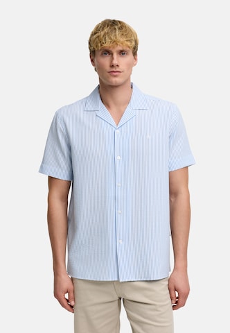Kronstadt Regular fit Overhemd 'Arlin' in Blauw: voorkant