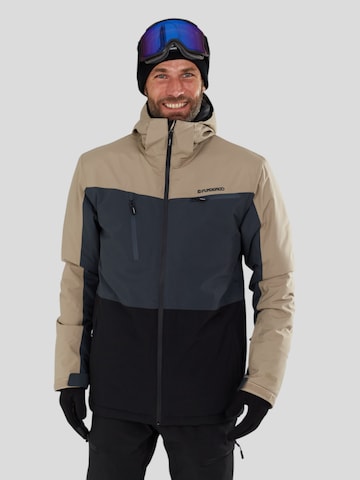 Fundango Udendørsjakke 'Horatio Allmountain ' i beige: forside