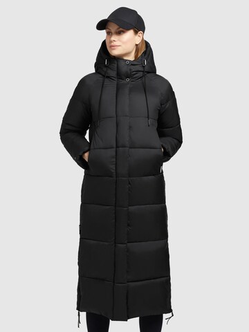 khujo Winter Coat 'Camella' in Black: front