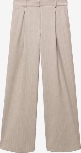 MANGO Pleat-Front Pants 'Florida' in Sand / Dark beige, Item view