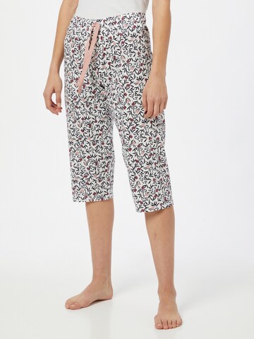 Pantalon de pyjama 'Favourites Dreams' CALIDA en blanc : devant