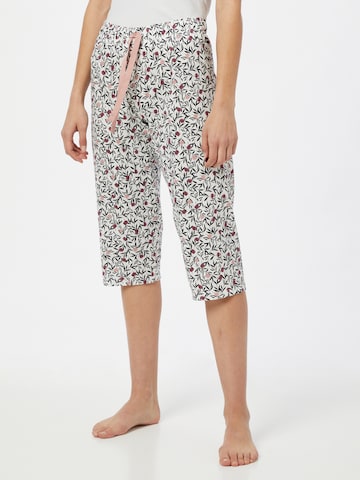 CALIDA Pajama Pants 'Favourites Dreams' in White: front