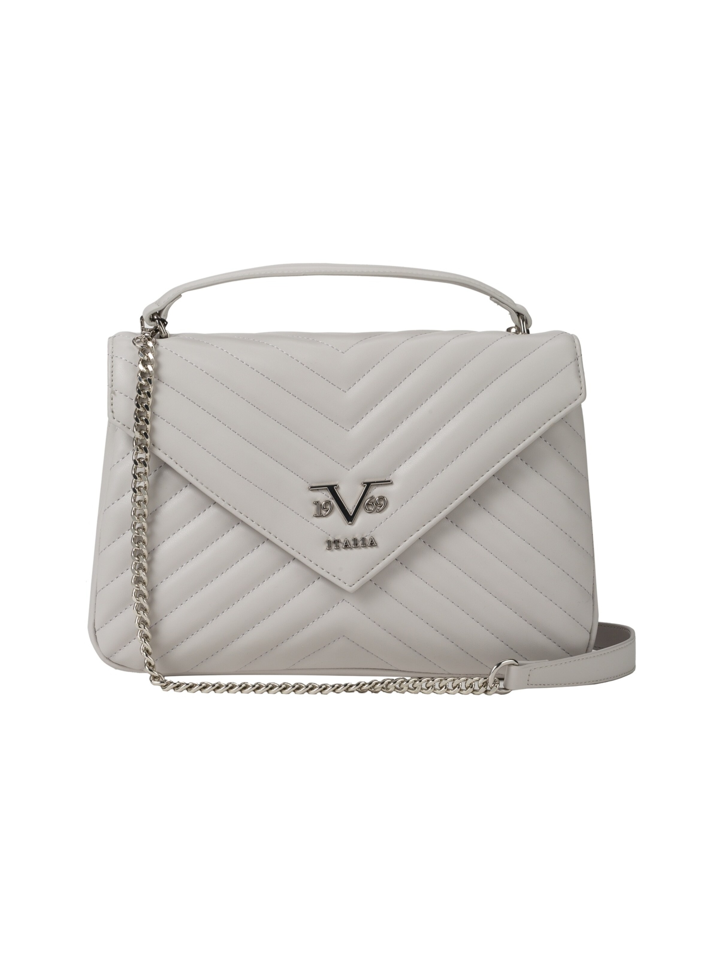 19V69 ITALIA Handbag 'Bella' in Grey: front
