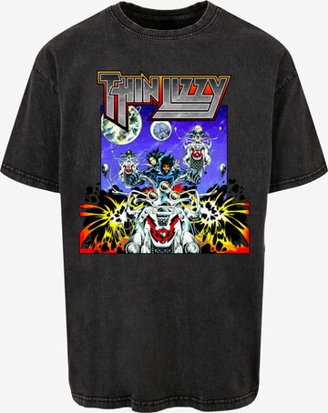 Merchcode T-Shirt 'Thin Lizzy - Vagabonds Of The Western World' in Schwarz: predná strana