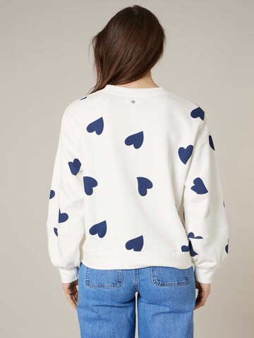 Sweat-shirt 'Mitsie' Deeluxe en blanc