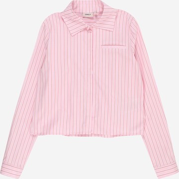 KIDS ONLY - Blusa 'HOLLY MICHELLE' em rosa: frente