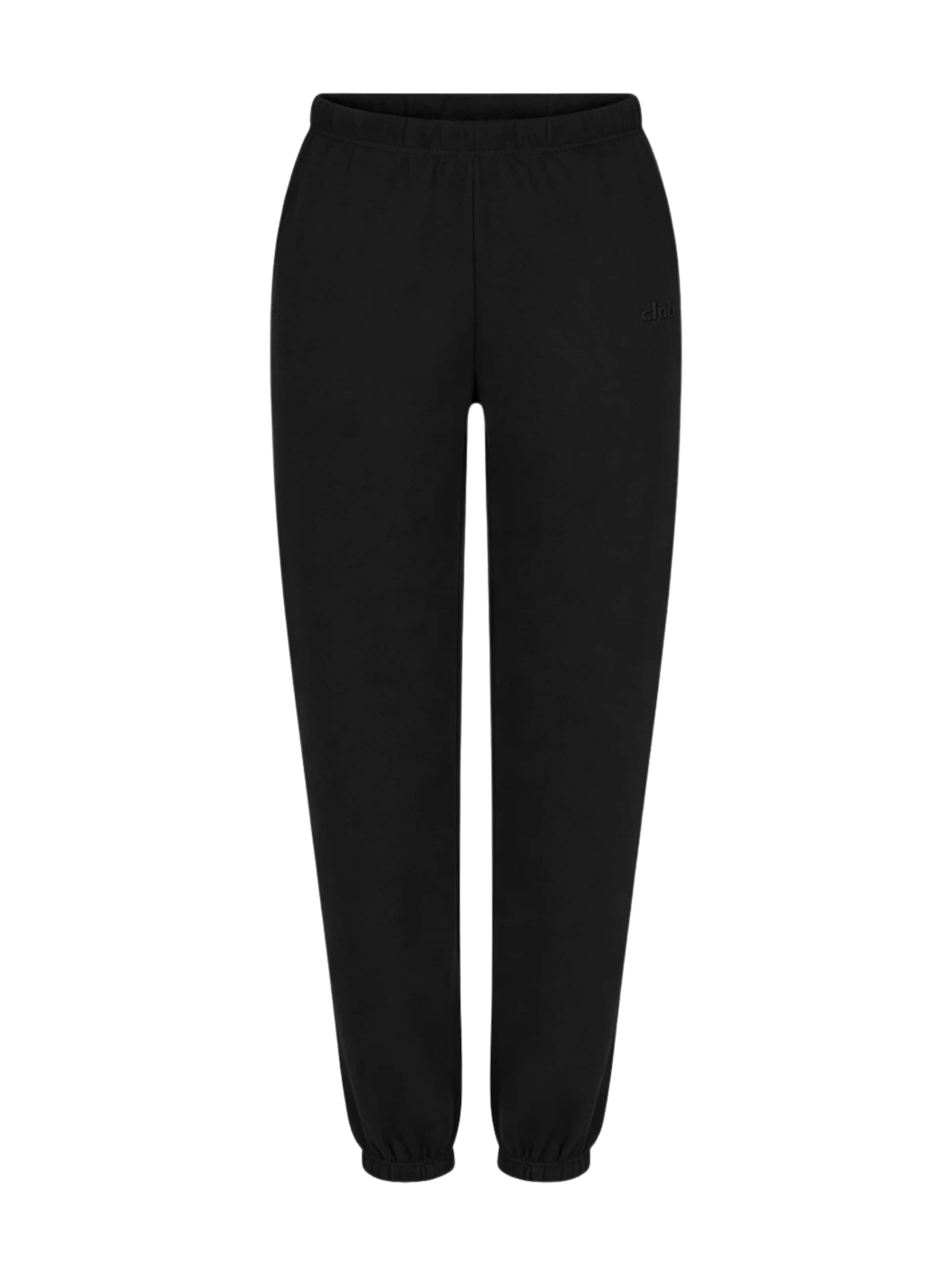 cfab (formerly creamy fabrics) - Pantalón 'Everyday Carrot' en negro: frente