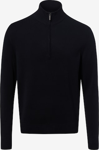 Pull-over Nils Sundström en noir : devant