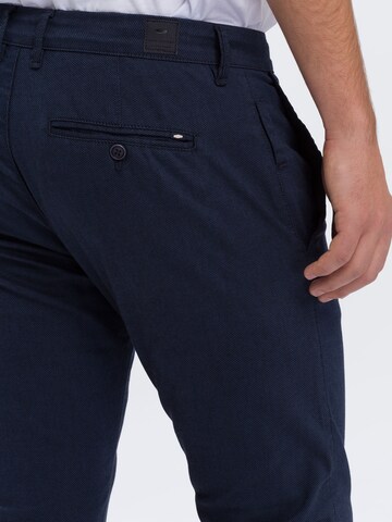 Cross Jeans Tapered Chino Pants 'Chino' in Blue