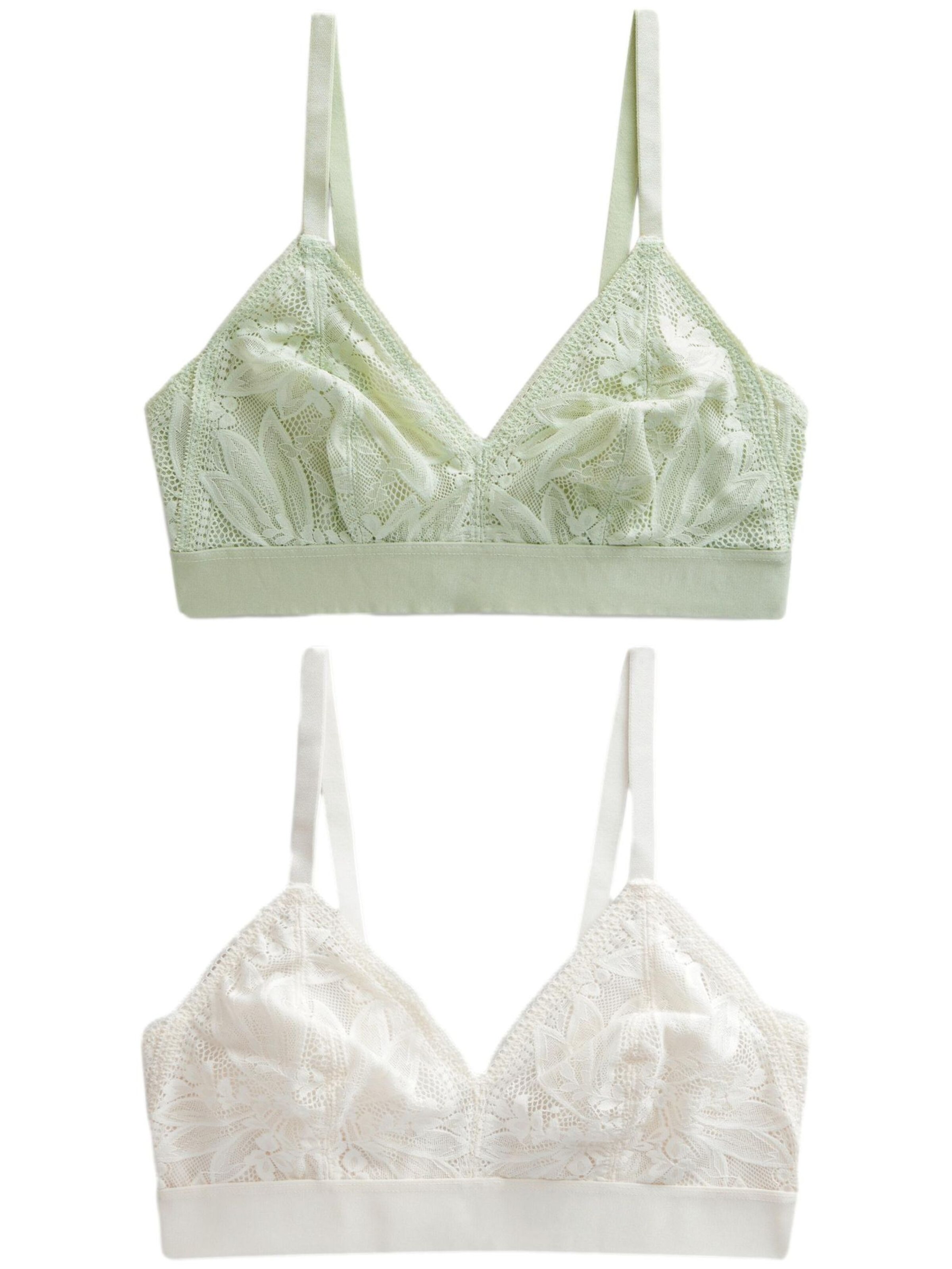 Next Bustier Rintaliivi värissä vihreä: etupuoli