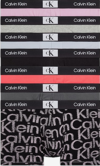 Boxeri Calvin Klein Underwear pe gri metalic / gri amestecat / portocaliu somon / roz deschis / negru / alb, Vizualizare produs