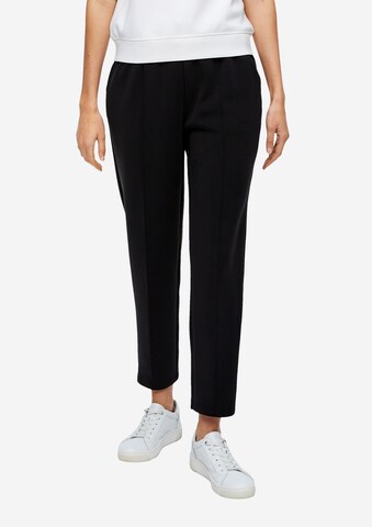 Regular Pantalon s.Oliver en noir : devant