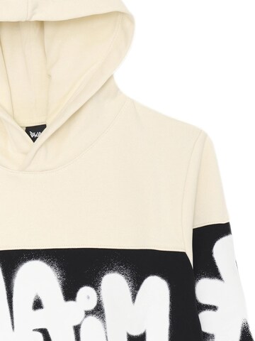 DISCLAIMER Sweatshirt 'Stripe' in Weiß