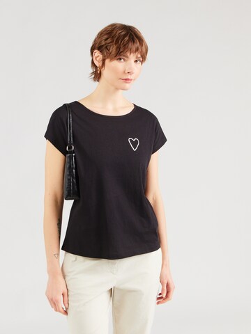 Marc O'Polo T-Shirt in Schwarz: Vorderseite