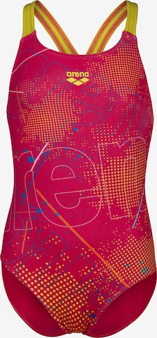 ARENA Swimsuit 'GALACTIC' in Pink: front