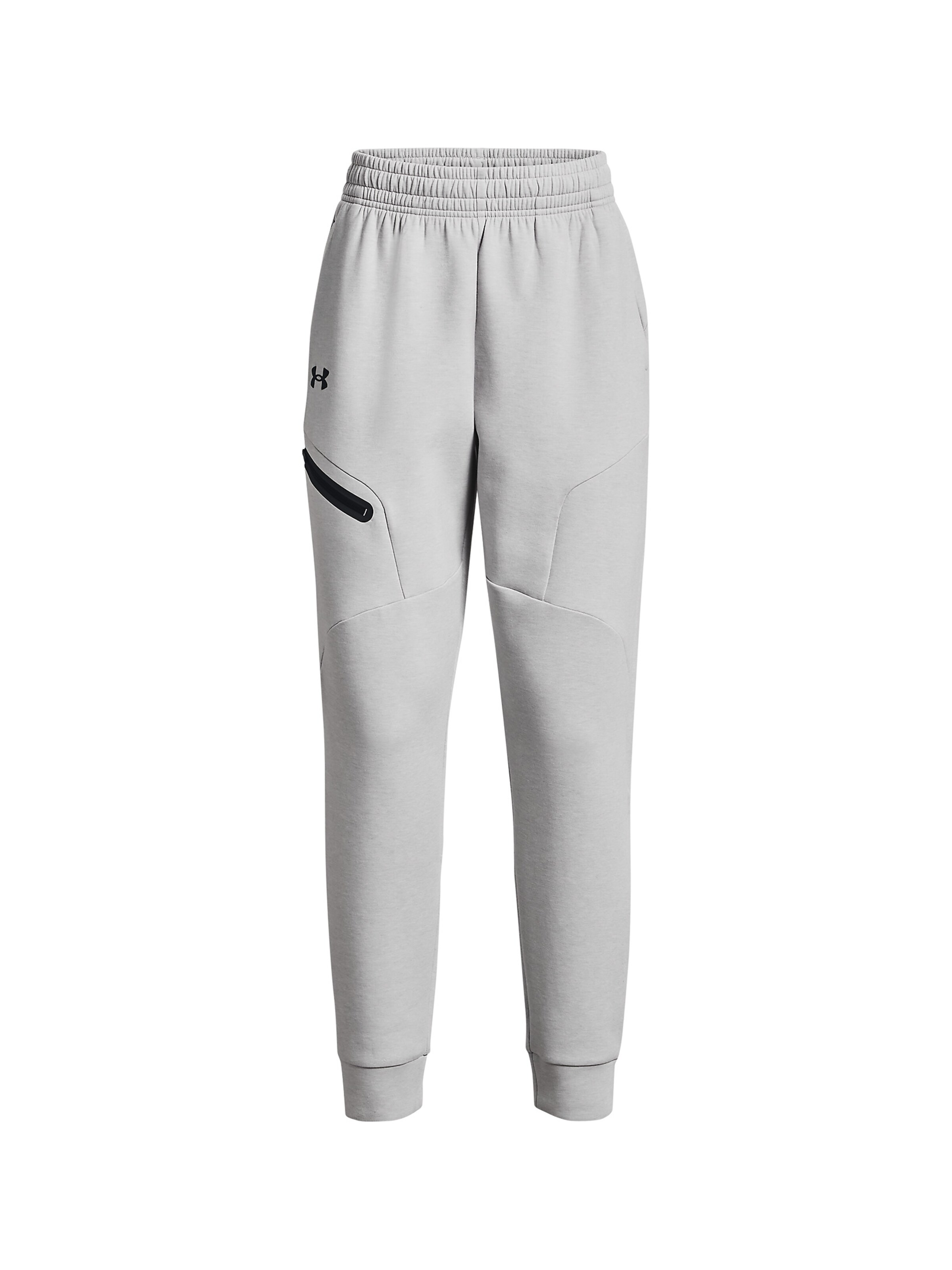 Effilé Pantalon de sport 'Unstoppable' UNDER ARMOUR en gris : devant