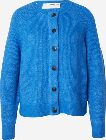 SELECTED FEMME Knit cardigan 'OLINA' in Blue: front
