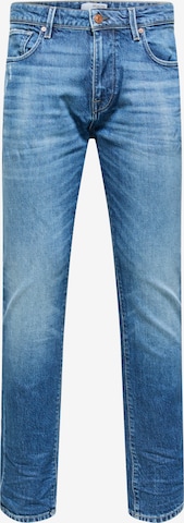 SELECTED HOMME Regular Jeans 'LEON' in Blauw: voorkant