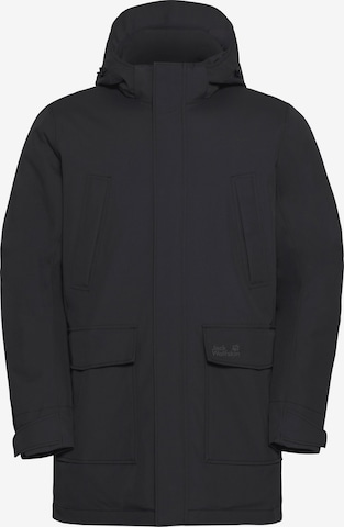 JACK WOLFSKIN Winter Parka in Black: front