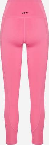 Skinny Pantaloni sportivi di Reebok in rosa