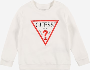 GUESS Sweatshirt in Weiß: Vorderseite