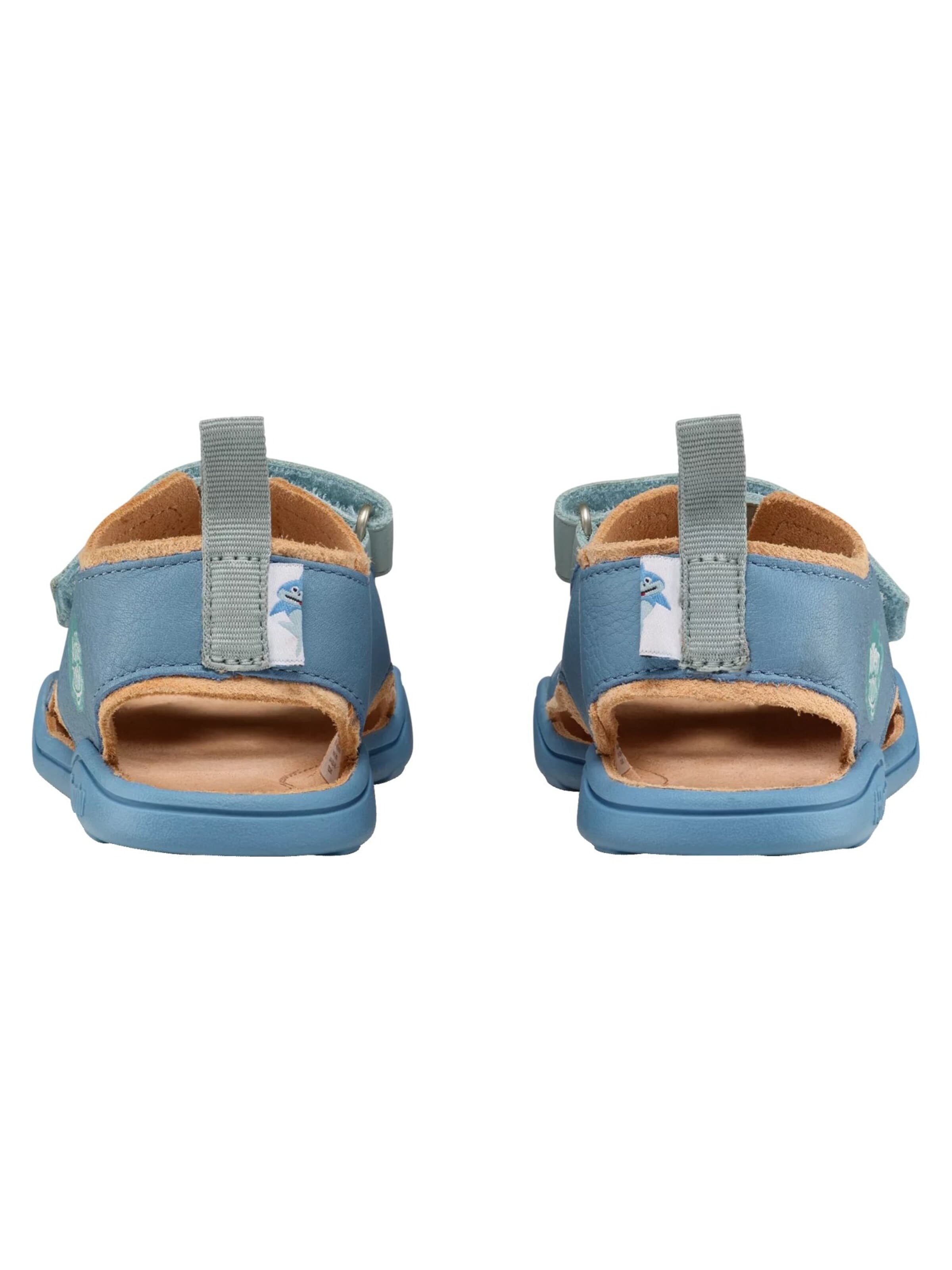 Affenzahn Sandals 'Sandale Leder Airy' in Blue