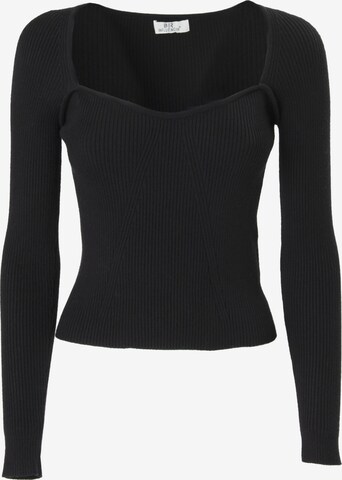 Influencer Pullover in Schwarz: predná strana