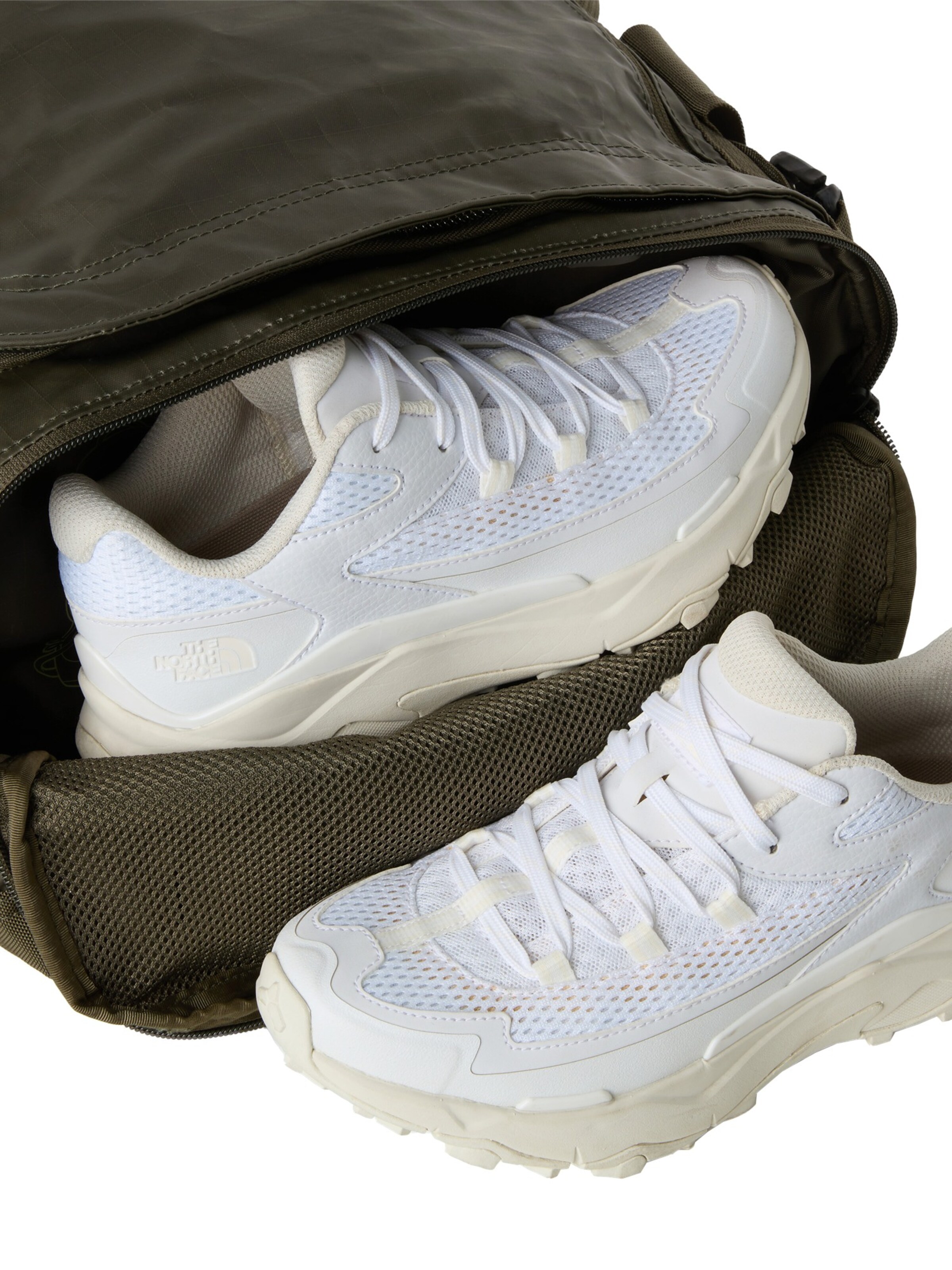 THE NORTH FACE Vabaajakott 'BASE CAMP VOYAGER DUFFEL 42L', värv roheline