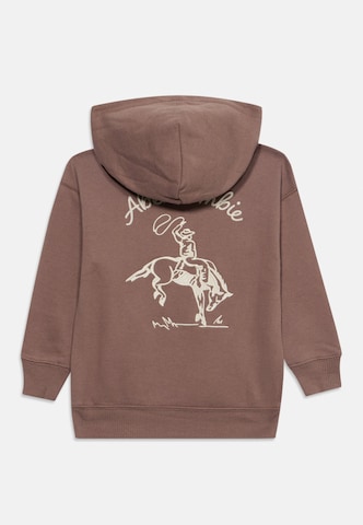 Felpa 'SADDLE UP' di Abercrombie & Fitch in marrone
